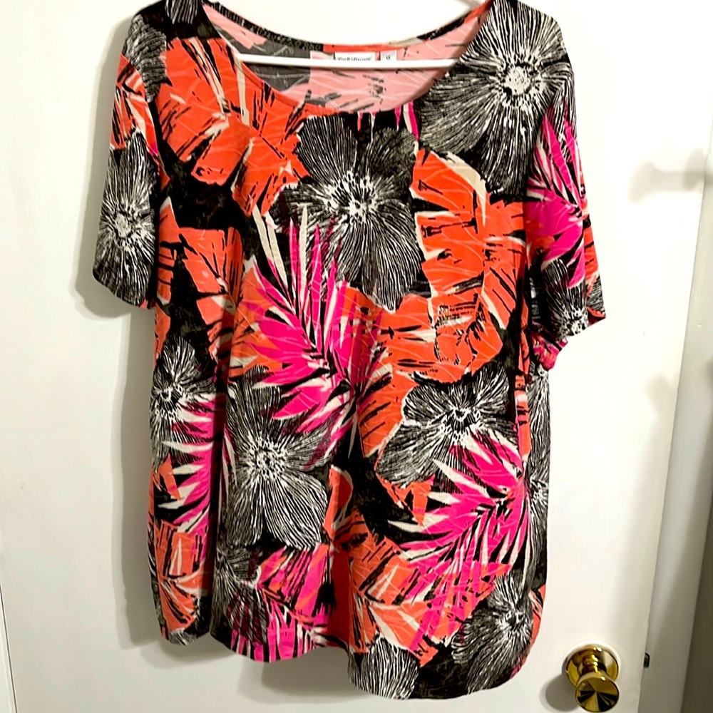 Croft and Barrow Casual blouse woman, short sleeve